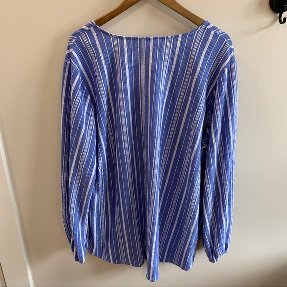 Guillaume stripe peasant blouse - Picture 2 of 7